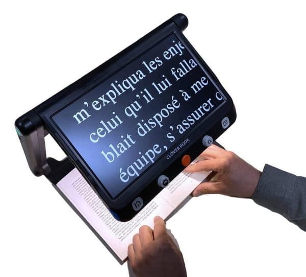 CLOVER BOOK Lite tactile, loupe électronique au format tablette